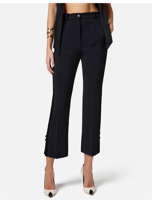 PANTALONI SMOKING ELISABETTA FRANCHI | PA08651E2110 nero